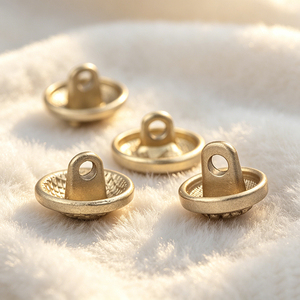 Men <b>Suit</b> Blazer Uniform Metal <b>Buttons</b> Custom Round Zinc Alloy Gold Plated Brass Shank <b>Buttons</b> with Engraved Logo Crafts - Product Image 1
