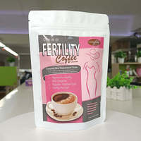 Poudre de café pour la fertilité, préconception féminine, bien-être reproductif, substitut de repas, 21 vitamines et minéraux, OEM, marque privée