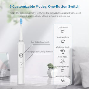 Spazzolino Elettrico Intelligente per Bambini, Rotazione a 360°, Sonico, Impermeabile IPX7, Setole Morbide, Automatico - Product Image 3
