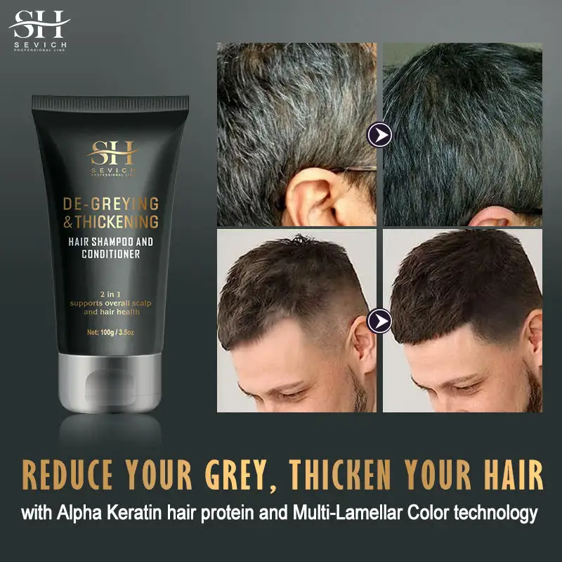 Siyah hızlı saç dökülmesi şampuan Natrual bitkisel boyalı saçlar için şampuan için siyah saç boyası şampuanı kapak gri renk