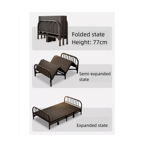 <span class=keywords><strong>Lit</strong></span> pliant moderne et <span class=keywords><strong>simple</strong></span> <span class=keywords><strong>en</strong></span> métal pour dortoir et bureau - Product Image 5