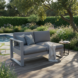 Divanetto Destro Lucca, Elegante Arredo da Patio Modello D0100XFQZ16 per Comfort all'Aperto - Product Image 3