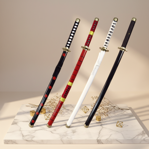 20 Diseños de Espadas Estilo <span class=keywords><strong>Zoro</strong></span>, Juguete de ABS, Enma Ama No Murakumo, Arma de Cosplay, Katana de Madera para Fanáticos del Anime - Product Image 1