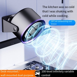 Ventilador de Escritorio sin Aspas de Alta Velocidad, 100 Velocidades, Iluminación, Viento Potente, Batería de Litio de Gran Capacidad para Exteriores y Escritorio - Product Image 5