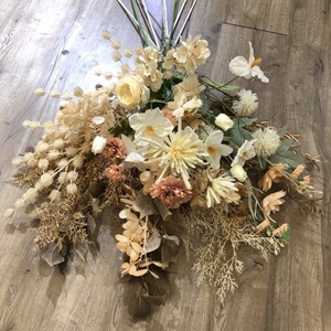 YAYUN J-1161 Consiglia Collocazione Champagne Bianco <span class=keywords><strong>Fiori</strong></span> Artificiali di Nozze - Product Image 3