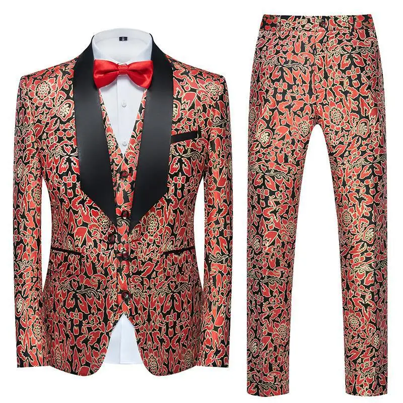Mens casual suits stage outfits fancy design suits for men wedding suits mens wear