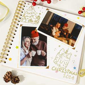 <span class=keywords><strong>Album</strong></span> promotionnel de luxe <span class=keywords><strong>Scrapbooking</strong></span> feuille d'or 8 pouces Scrap Book 60 Pages vierges papeterie en gros fournitures de <span class=keywords><strong>scrapbooking</strong></span> bricolage - Product Image 3