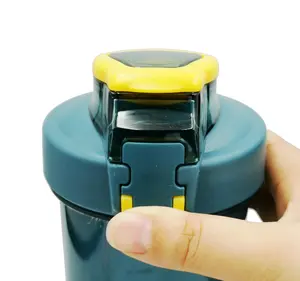 Botol Air Pengocok Protein Gym Olahraga Plastik Logo Kustom Bebas BPA Baru 2020