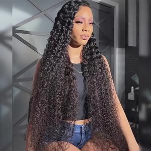 Peluca rizada africana más vendida <span class=keywords><strong>de</strong></span> <span class=keywords><strong>Amazon</strong></span> con cabello largo brasileño, peluca con malla frontal a la moda para mujeres europeas y americanas - Product Image 4