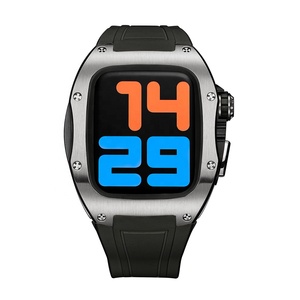 Cassa Sportiva di Lusso in <span class=keywords><strong>Acciaio</strong></span> Inossidabile 316I da 44mm 45mm per <span class=keywords><strong>Apple</strong></span> <span class=keywords><strong>Watch</strong></span> 7 - Product Image 3