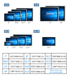 PC Industrial Todo en Uno de 10.4'' Pulgadas J6412 N5095, Core I5 7200u, 8G RAM, 256G SSD, 4 USB, Compatible con WiFi 4G DDR4 HD AU Nuevo ZPC080-Z122 - Product Image 2