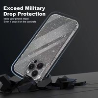 Étui de téléphone portable antichoc souple en cristal TPU de luxe paillettes 2.0 MM pour Samsung X Cover 7
