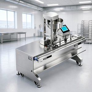 Machine d'injection <span class=keywords><strong>de</strong></span> crème et <span class=keywords><strong>de</strong></span> pâte à pain et gâteau haute vitesse ADMF, machine <span class=keywords><strong>de</strong></span> remplissage automatique <span class=keywords><strong>de</strong></span> crème, équipement d'injection <span class=keywords><strong>de</strong></span> confiture pour <span class=keywords><strong>boulangerie</strong></span> industrielle - Product Image 1