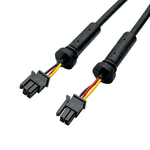 Cable de alimentación CC de 10A con enchufe rojo de 12-24V, cable de extensión para encendedor de coche con extremo desforrado para uso en vehículos - Product Image 4