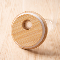 Gobelets personnalisés en Tritan transparent de 12oz/16oz, style canette de bière ou de soda, avec couvercle en bambou et paille