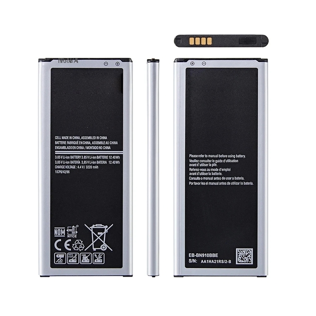 New High Quality Li-Ion Battery for Samsung Galaxy NOTE 4 IV EB-BN910BBZ 3220mAh Note4 Mobile Phone Original Battery