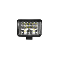 Barra de Luz LED Rectangular para Trabajo, Haz de Luz Concentrada y Difusa, Lámpara de Conducción Todoterreno IP68 para Montacargas, Vehículos de Construcción y Camiones