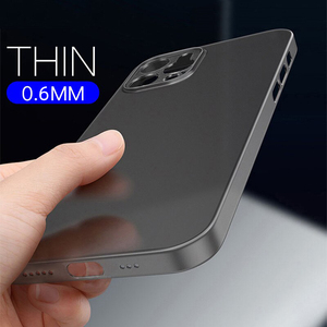Vente en gros d'étui de téléphone portable mat antichoc ultra fin en PP pour 11-14 Pro/X/XS/Max/7/8/Plus Housse de protection - Product Image 1
