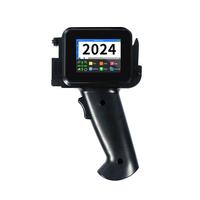 Imprimante jet d'encre portable industrielle H3, mini codeur manuel 12,7 mm pour l'impression de date et de logo sur plastique, métal, bois, carton, bouteille