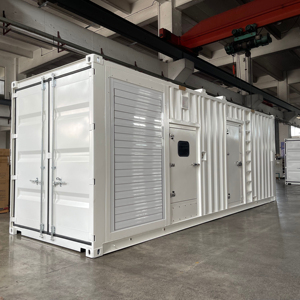 Для двигателя Cummins 1 МВт бесшумный тип <span class=keywords><strong>1000</strong></span> кВт, дизель-генератор с открытой рамой, 480 В и 240 В, варианты контейнеров - Product Image 1