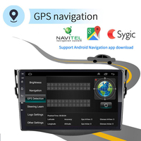 Lecteur DVD de voiture Android Jiawell, Android Carplay Wifi BT Navigation GPS FM Musique Audio Vidéo Autoradio pour Toyota RAV4 05-13