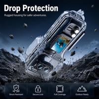 Boîtier étanche 60m/196ft pour la plongée sous-marine avec Insta360 Luna Ultra