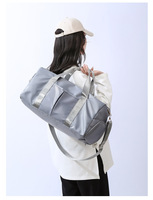 Bolsa de Deporte Personalizable de Lona con Separación para Seco y Húmedo, Bolsa de Viaje, Bolsa de Yoga, Bolsa de Natación, con Capacidad de Impresión de Logotipo, Bolsas Ecológicas