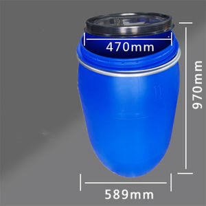 <span class=keywords><strong>Drum</strong></span> plastik kualitas tinggi 200L Logo kustom sekali pakai dan kompos memiliki solusi penyimpanan tahan lama dengan harga rendah barel - Product Image 1