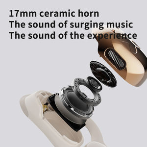 Nouveau casque Dmooster D55 <span class=keywords><strong>Pro</strong></span> <span class=keywords><strong>Open</strong></span> Fit casque à Conduction osseuse sans fil sport crochet d'oreille écouteur pour hommes et femmes en cours d'exécution - Product Image 6