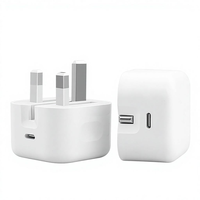 Chargeur rapide pliable de haute qualité avec prise britannique 45W, port Type C unique, accessoires mobiles Type C, adaptateur secteur PD3.0