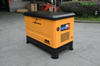 Generator Bensin 20KW 4 Silinder Berpendingin Air Mesin CG14 CNG LPG Kebisingan Rendah Kelas Industri Dengan Casing AVR Pasokan Massal