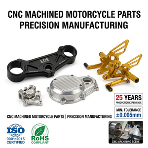 Servicio de Mecanizado CNC Personalizado de Piezas Metálicas de Repuesto OEM/ODM, Capacidad en Acero Inoxidable y Aluminio, Incluye Piezas Mecánicas para Motocicletas - Product Image 1