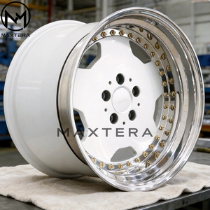 Jantes en alliage Maxtera forgées sur mesure, style aérodynamique en <span class=keywords><strong>3</strong></span> parties, pour Mercedes-Benz AMG Classe S, Classe SL, Classe E, Classe C, Volkswagen, Audi - Product Image 2