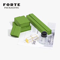 Boîte à bijoux magnétique à double porte FORTE, design luxueux, nouvelle conception, haute qualité, logo personnalisé, vente en gros pour emballage cadeau