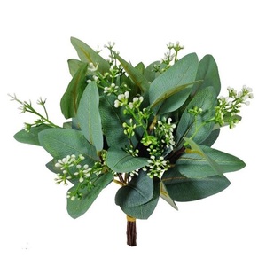 <span class=keywords><strong>Real</strong></span> Like artificial greenery Wedding foglie artificiali Decorative foglie di eucalipto in vendita - Product Image 6