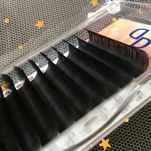 Abanicos de pestañas supersuaves de gran volumen, 0,03, 0,05, 0,07, 12, 16 filas, bandejas de Cachemira, fácil de aplicar, caja de extensión J B C, etiqueta privada LC - Product Image 1