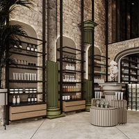 Meuble de présentation pour pharmacie, étagère pour suppléments, présentoir à vitamines, mobilier de vente au détail médical