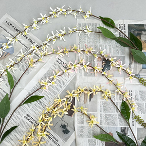 Rama de Orquídea Colgante, Flor Artificial Hecha a Mano de Alta Calidad, Decoración Realista para el Hogar, para Graduación, Navidad, Año Nuevo Chino - Product Image 3