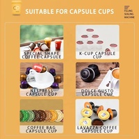 Machine de remplissage et de scellage de capsules de café expresso Nespresso K-Cup Dolce Gusto entièrement automatique à grande vitesse, moteur de boisson