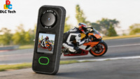 DLC IPX6 Wasserdichte 4K Fahrradkamera mit Dualmikrofonen und WLAN-Vorschau für Outdoor-Radsport und Reise-Vlog-Erstellung