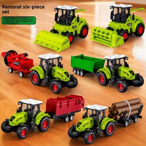 Wholesale Inertia Plastic Tractor Toy Vehicles <b>Farm</b> Engineering Car Transport Truck Model Kids Gift <b>Set</b> for Boys 3-6 Years - Product Image 1