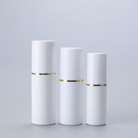 Flacons pulvérisateurs ronds en PET blanc de 30 ml à 200 ml, imprimés à l'écran, pour produits de soin de luxe, savon liquide et brumes