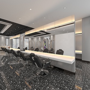 Espejo de Salón con Luz LED de Lujo Moderno, Equipo de Peluquería, Muebles para Salones de Belleza y Barberías - Product Image 2