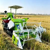 Nouvelle moissonneuse-batteuse sur chenilles 25 CV pour pois chiches, riz et blé, modèle Harvester