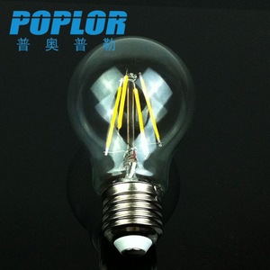 หลอดไฟ LED Poplor A60 E27 B22 4 6 8 10 12W ฐานแก้ว 220V แหล่งกำเนิดแสงคริสตัล - Product Image 2
