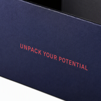 Coffret cadeau d'entreprise avec logo personnalisé, emballage luxueux en carton rigide pour clients professionnels, cadeau pour employés, avec couvercle magnétique