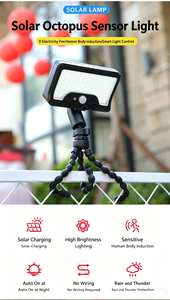Solar octopus lamp garden <b>light</b> street <b>light</b> home wall <b>light</b> new induction waterproof solar lamp waterproof - Product Image 5