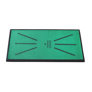 Tapis d'entraînement <span class=keywords><strong>de</strong></span> <span class=keywords><strong>golf</strong></span> <span class=keywords><strong>personnalisé</strong></span> pour l'analyse <span class=keywords><strong>de</strong></span> la trajectoire du <span class=keywords><strong>balle</strong></span>, portable, en velours, pour la correction du swing, cages et tapis d'entraînement - Product Image 3