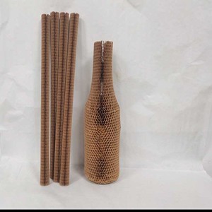 Venta al por mayor personalizable panal Kraft degradable botella de vino funda protectora Venta caliente amortiguación <span class=keywords><strong>relleno</strong></span> tampón protección - Product Image 2