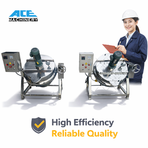 Olla Mezcladora Industrial Grande de Acero Inoxidable de 500L con Calentador Eléctrico Integrado - Product Image 2